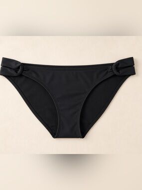 3/$25 / NWOT Xhilaration Black Bikini Bottom with Side Knot Detail / XL Bikini